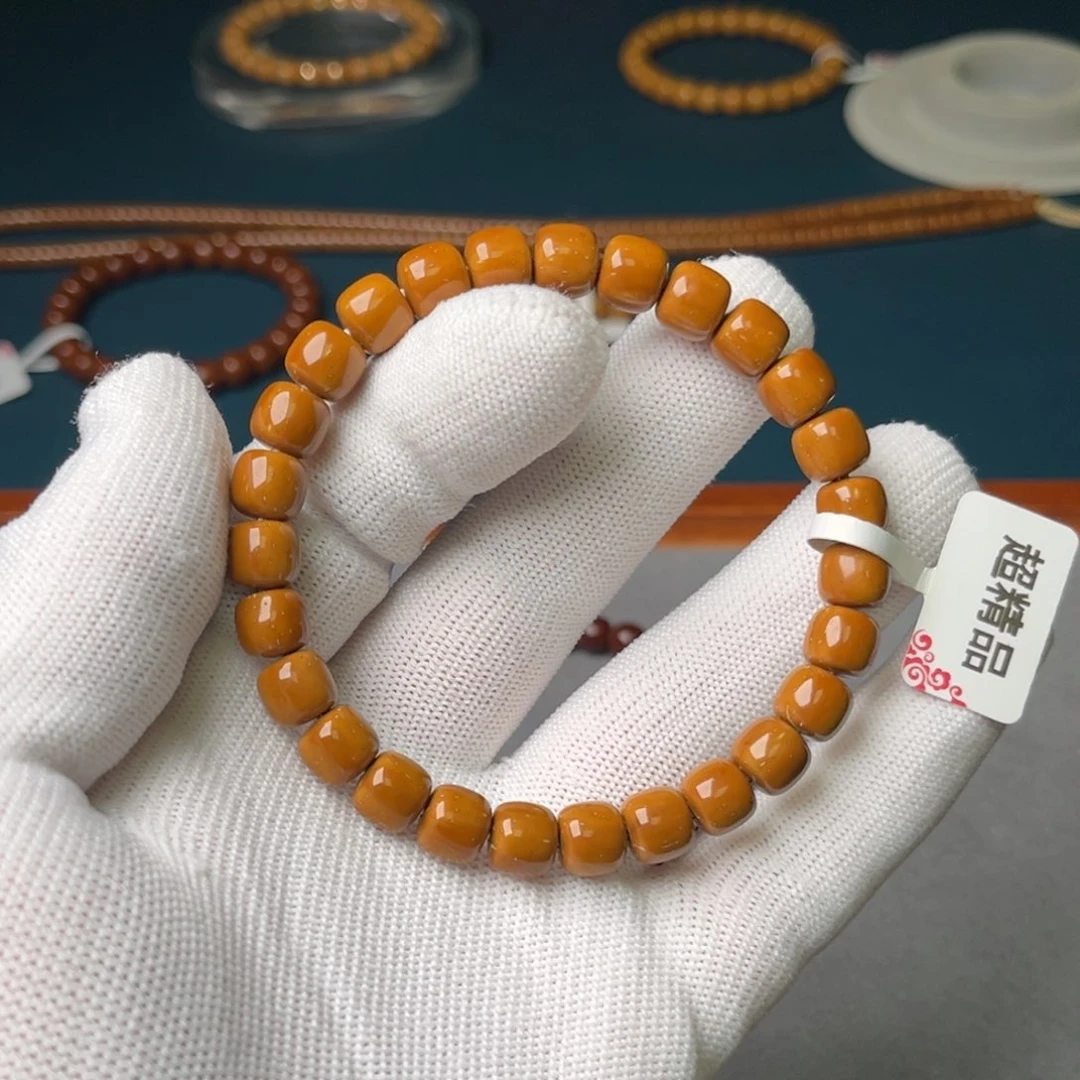 紫金鼠手串安*拉8.39尺超精品实心鼠