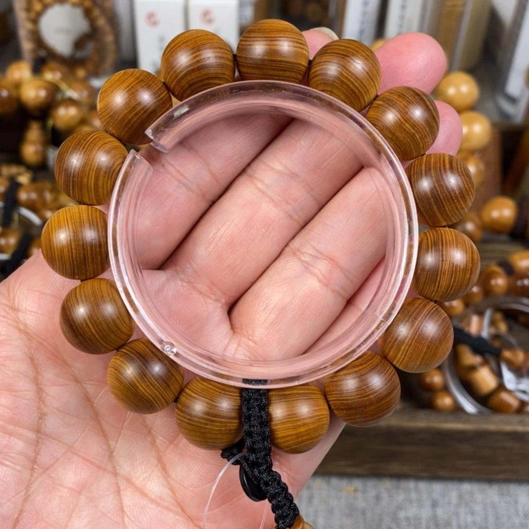 柏木（崖柏）手串/手链1.5黑油骨料蜜甜奶香