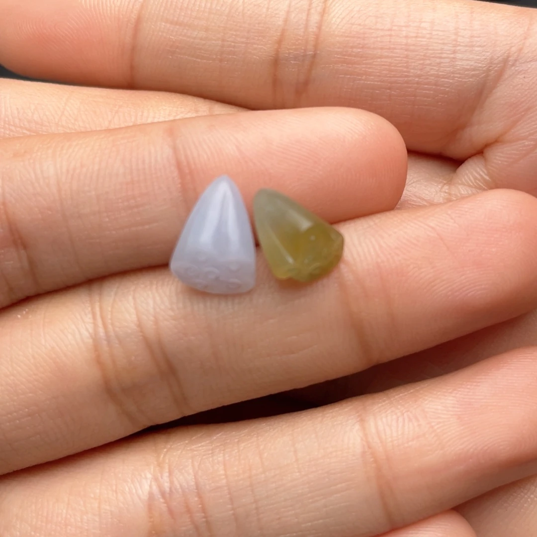 定制翡翠未镶嵌毛货