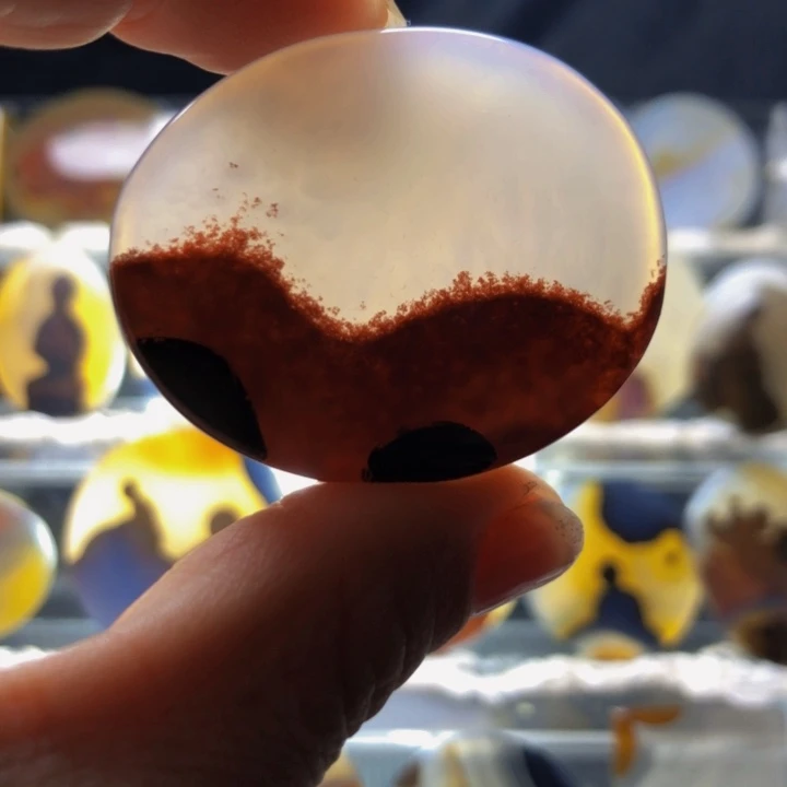 合金玛瑙/玉髓珠宝奇石21有瑕