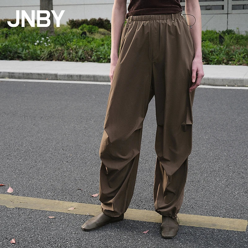 【商场同款】JNBY/江南布衣25夏新品休闲裤宽松伞兵裤5P4E12850