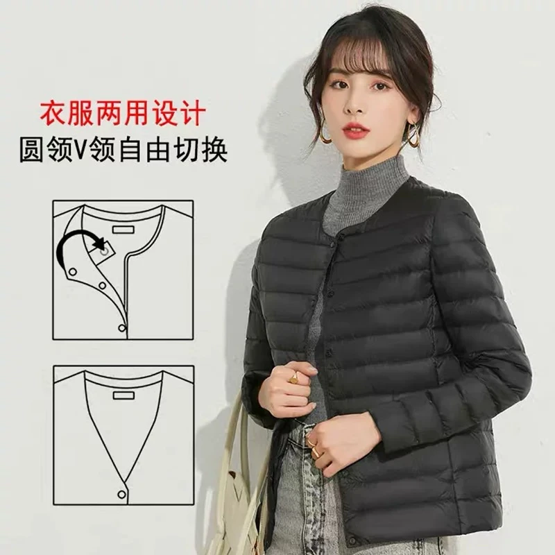 贝姐同款【BEIJIE】秒变V领羽绒内胆