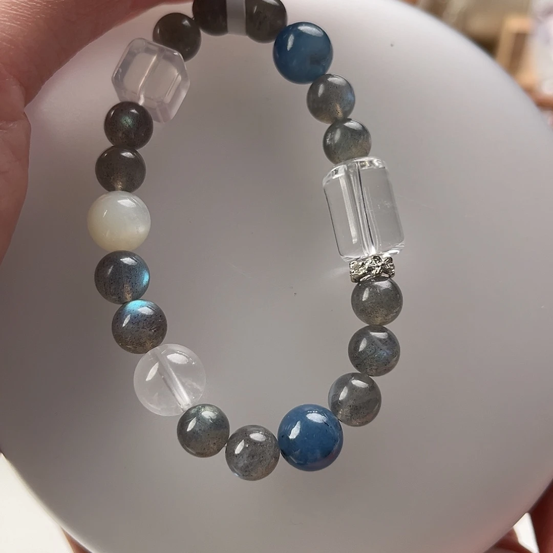 未镶嵌手链拉长石