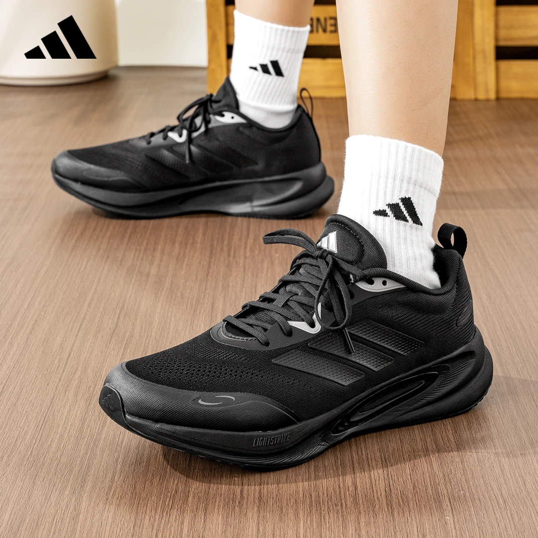 【官方正品】阿迪达斯运动鞋男女秋冬缓震耐磨轻便低帮流光风跑步鞋