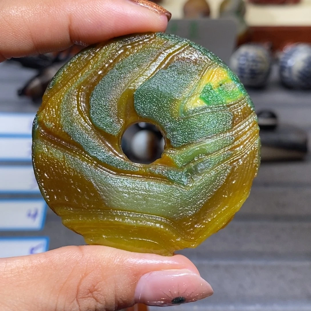 灰***儿玛瑙/玉髓颈饰合金