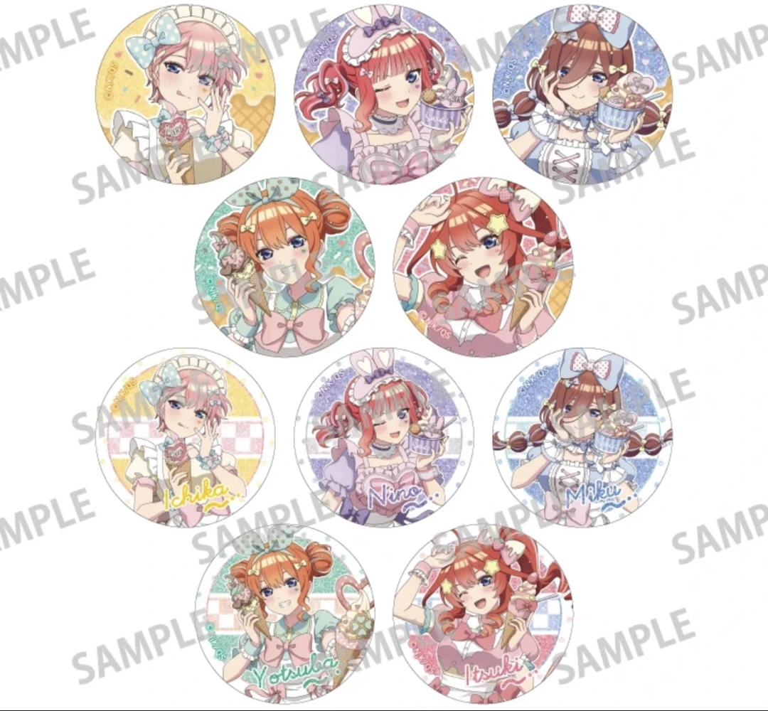 蜜蜂【拆袋】日谷-五等分的花嫁-天空树冰淇淋徽章吧唧盲盒（代拆）