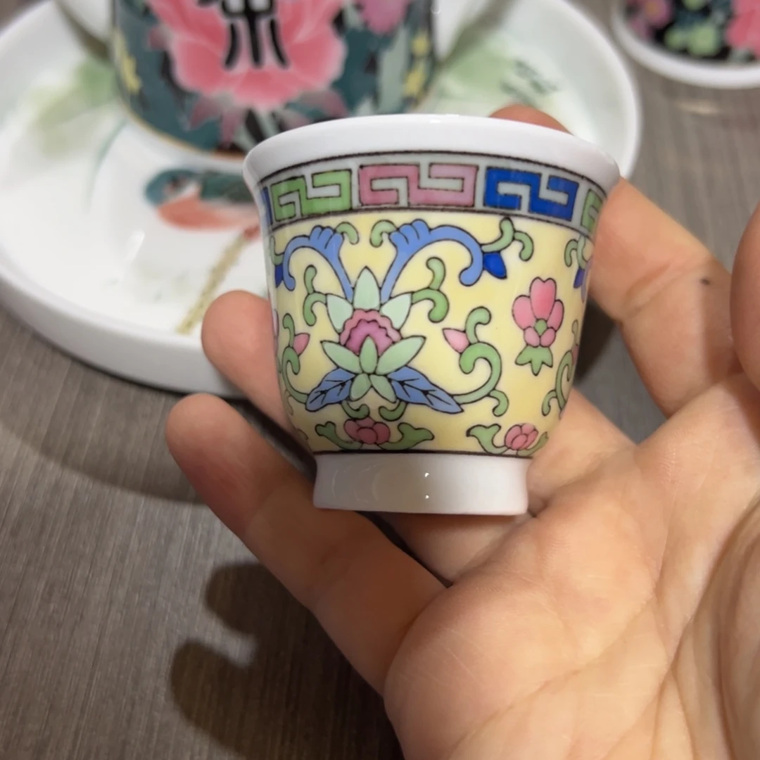 醴陵直播供货基地手绘酒杯