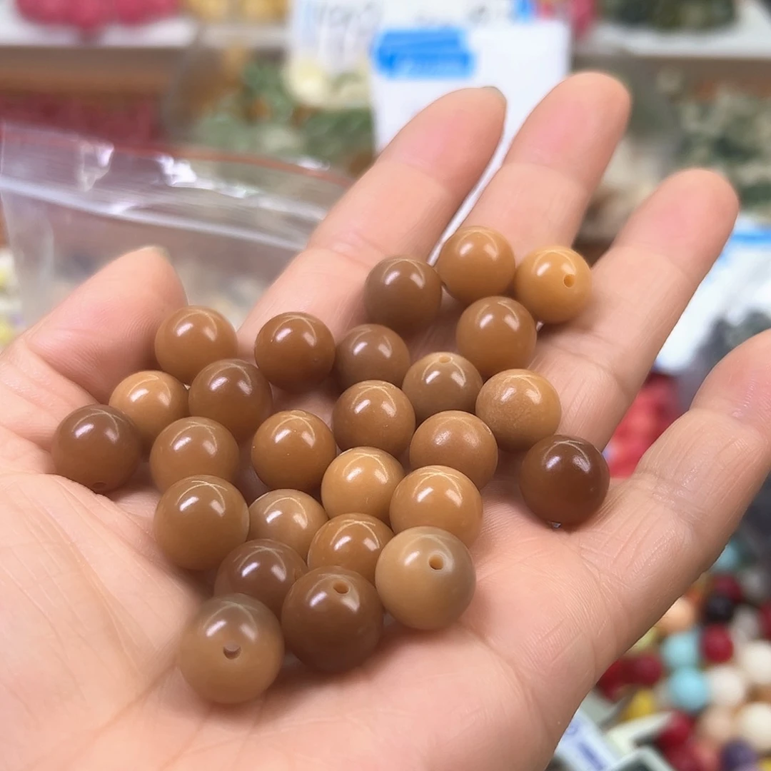 菩提根/象牙果手串微瑕12风化圆160颗