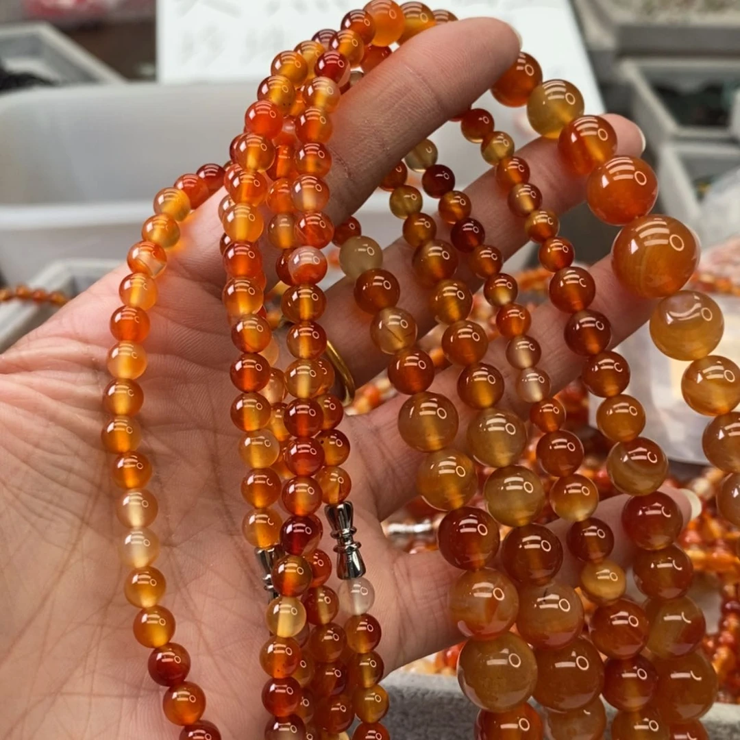 【闪购商品】玛瑙/玉髓手链合金尾*塔链5