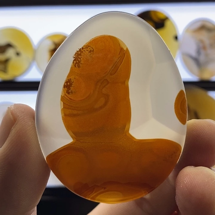 玛瑙/玉髓合金颈饰