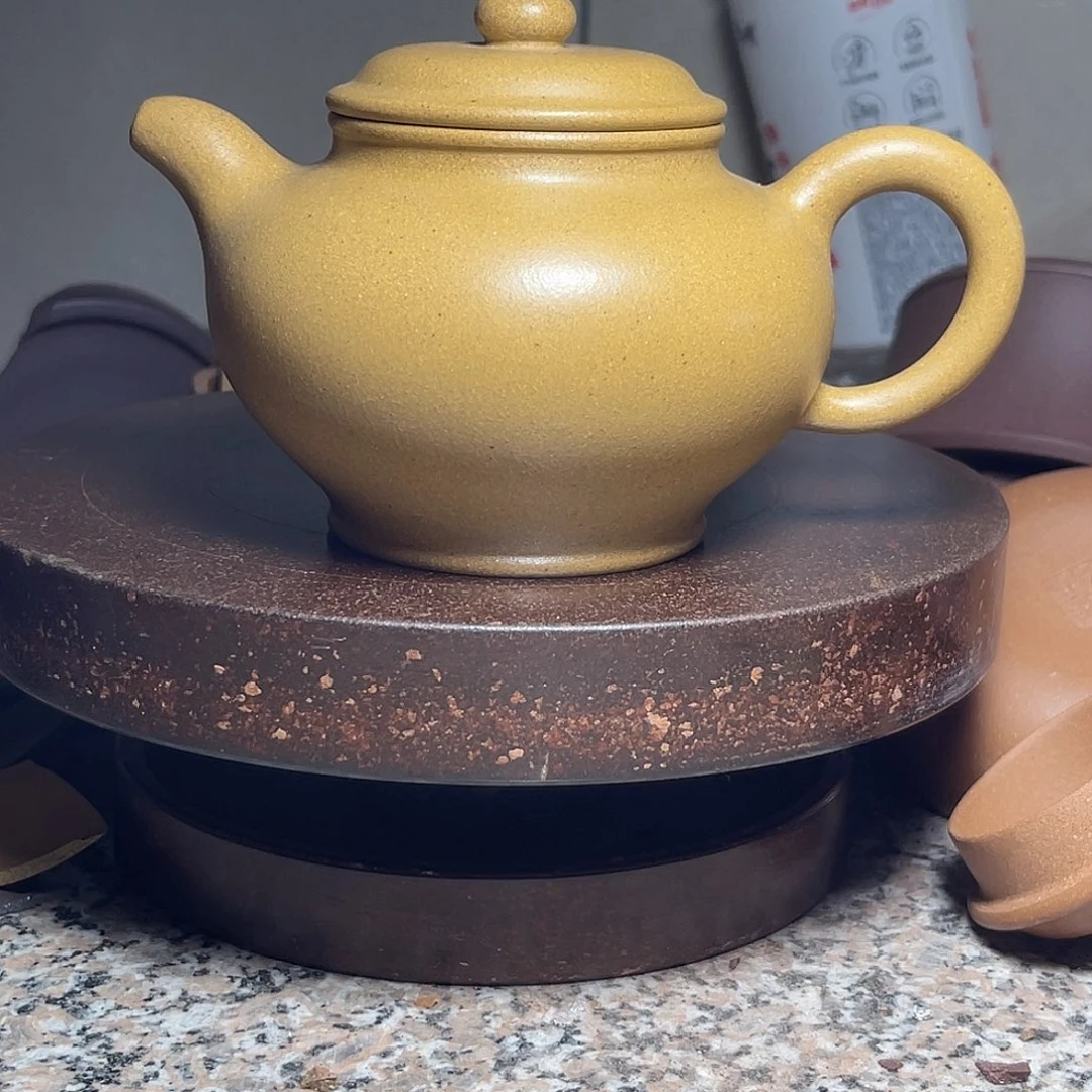 茶壶紫砂微瑕刘子新黄金段掇只