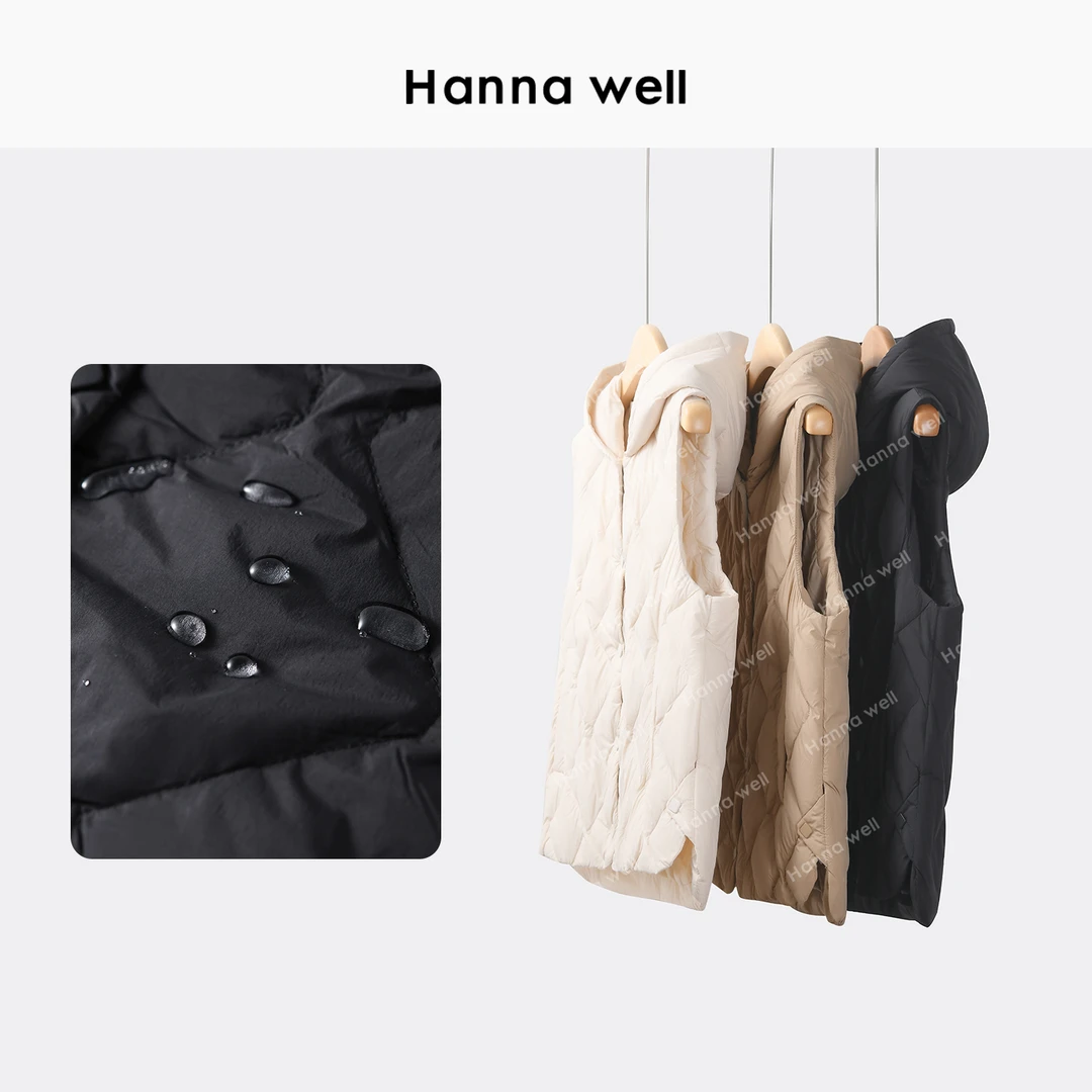 妞子与墩子 安心绒 轻暖锁温！口碑三防连帽羽绒马甲 MJ4C121053
