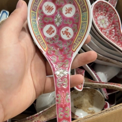 景德镇陶瓷高温瓷大汤勺