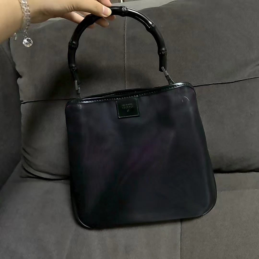 95新 GUCCI/古驰 G专属/古驰竹节手提包/03056