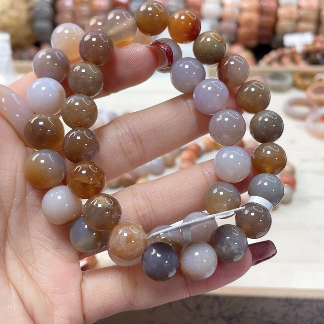 硅化珊瑚（珊瑚玉）手链未镶嵌.***⋆977