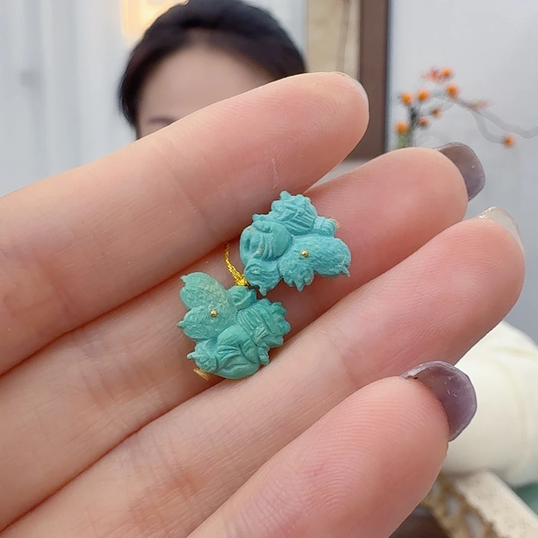 绿松石未镶嵌珠宝半成品