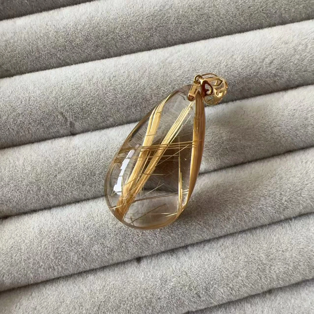 【511】金发晶18k金