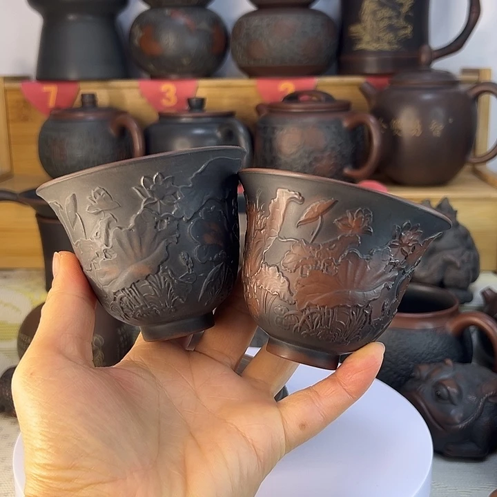 上新茶杯  广西钦州坭兴陶