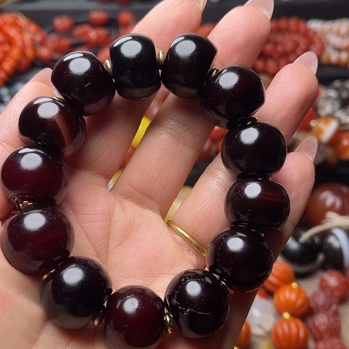 玛瑙/玉髓未镶嵌手链