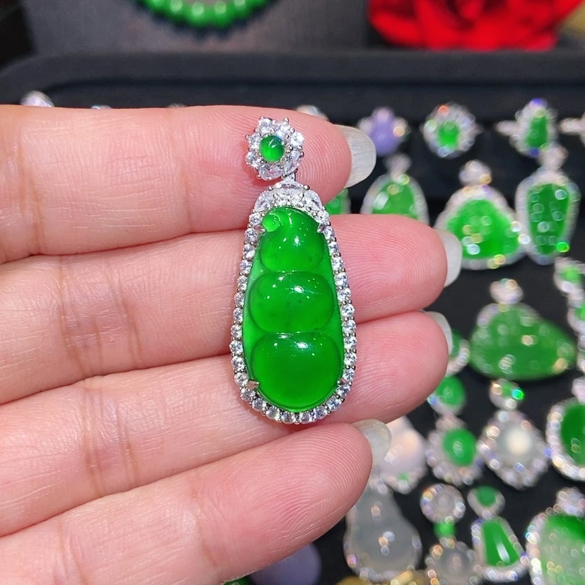 【闪购商品】颈饰未镶嵌翡翠天然翡翠