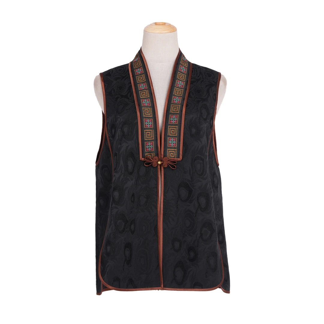 [若雨]FY8170112新中式国风复古马甲