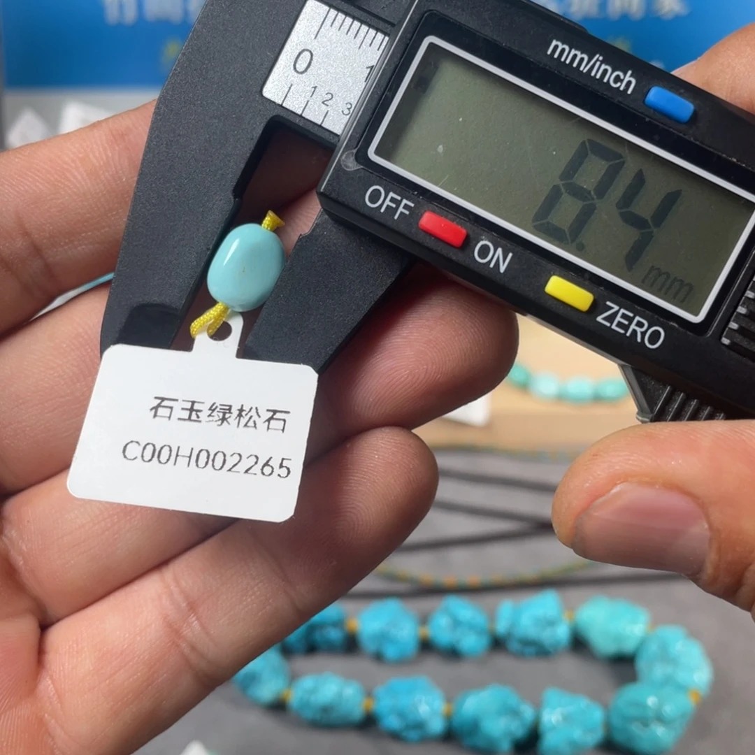 绿松石未镶嵌颈饰