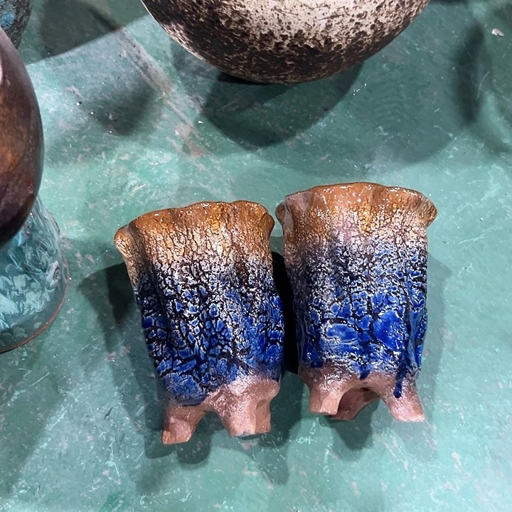 紫砂花盆次品次品颜色随机发一下