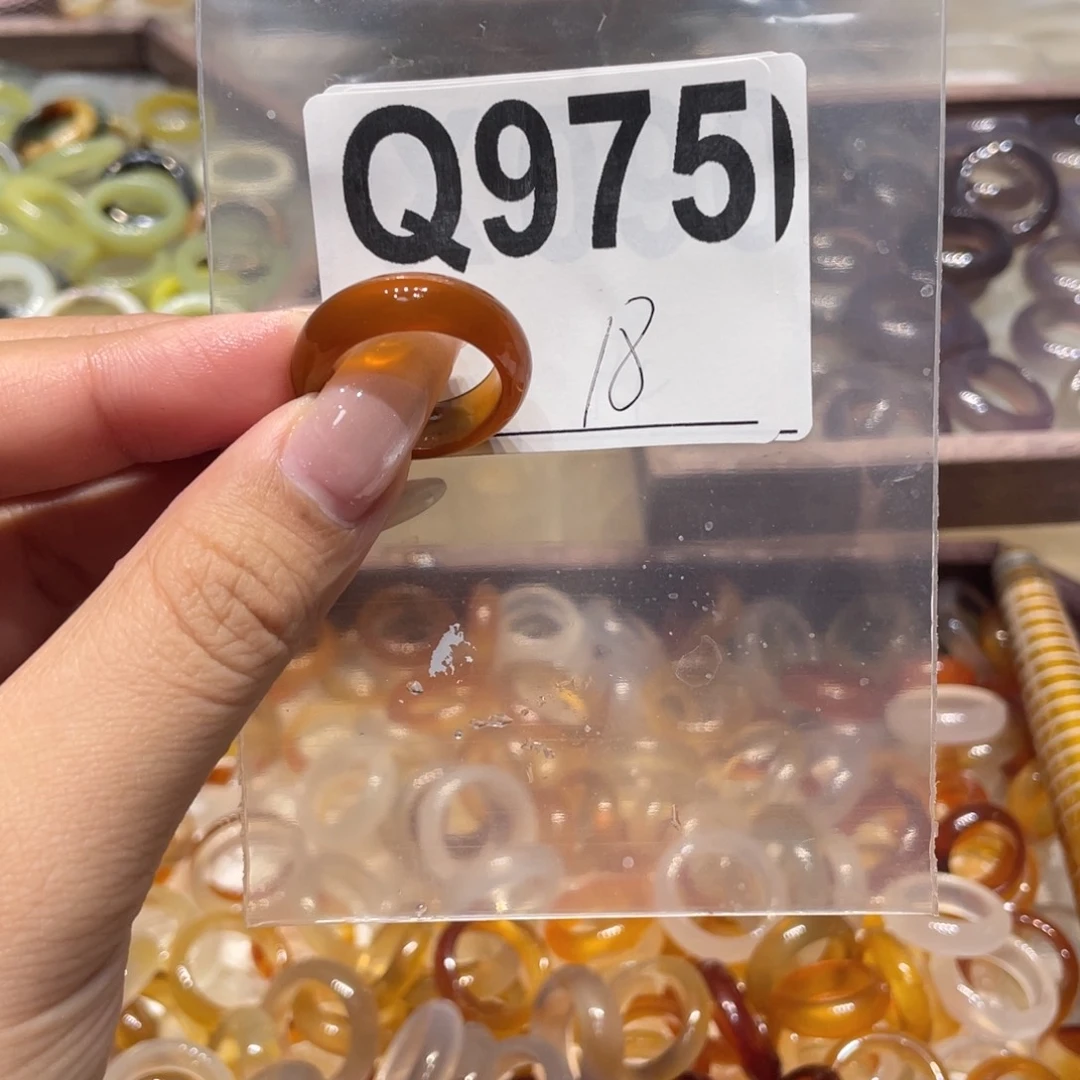 玛瑙/玉髓未镶嵌戒指975