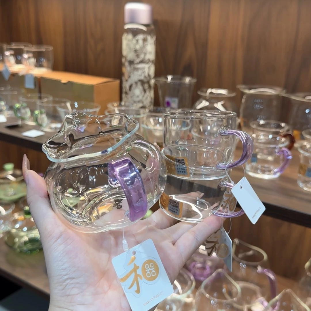 禾器纳福浅紫色➕清尚杯浅紫色。。
