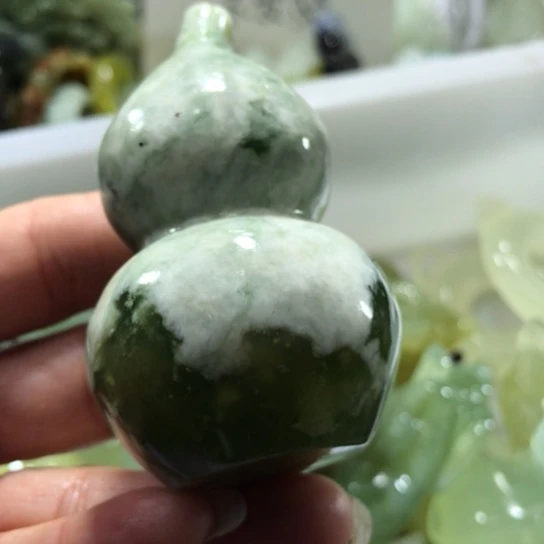 岫玉未镶嵌手把手把