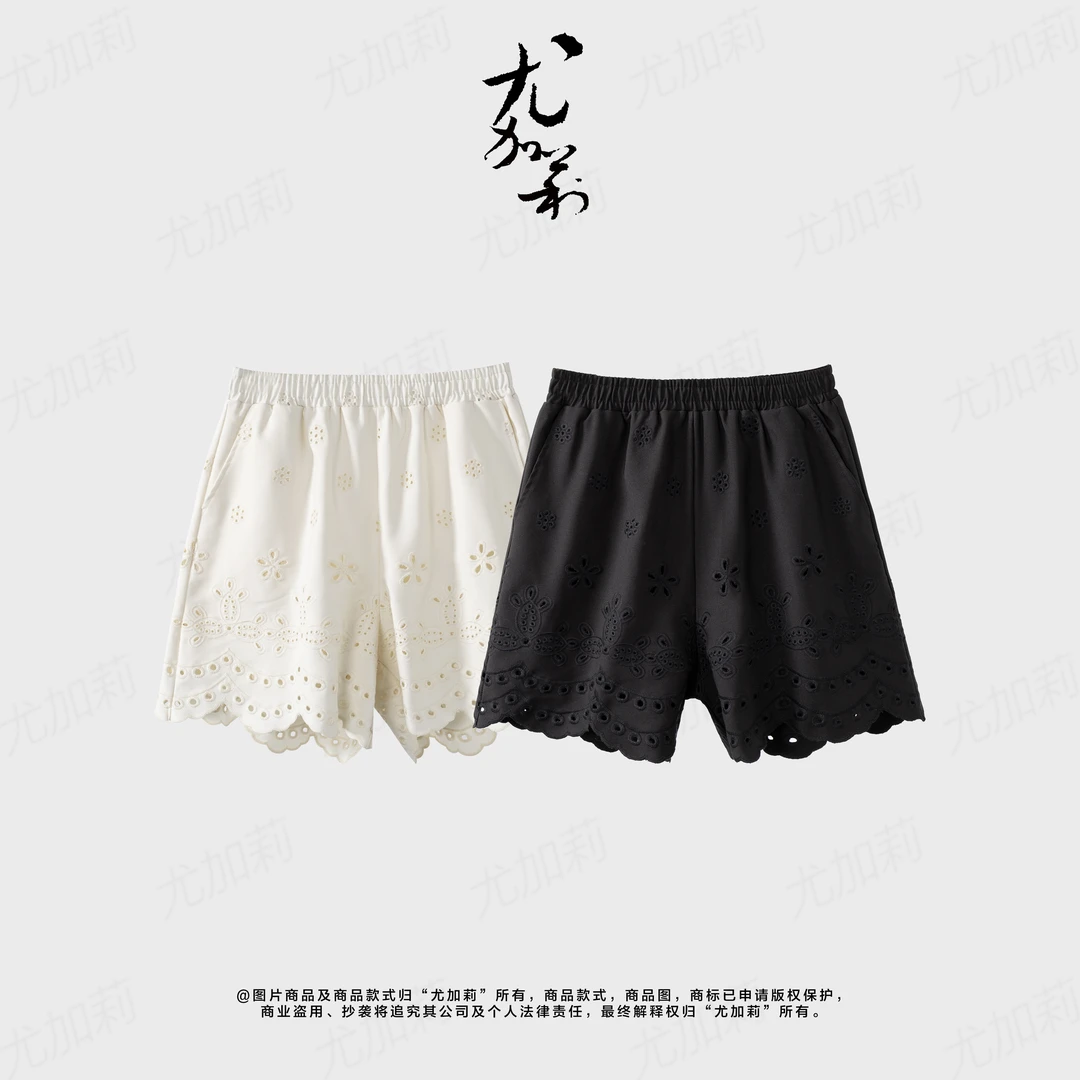 加莉精选【自带氛围感】工艺刺绣短裤 分码