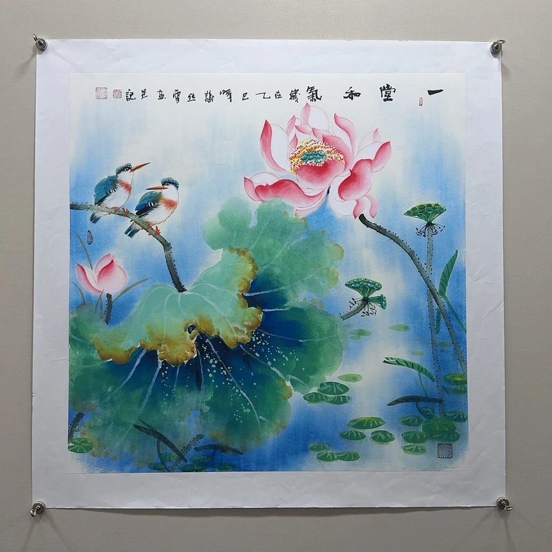 国画精品纯手绘68×68
