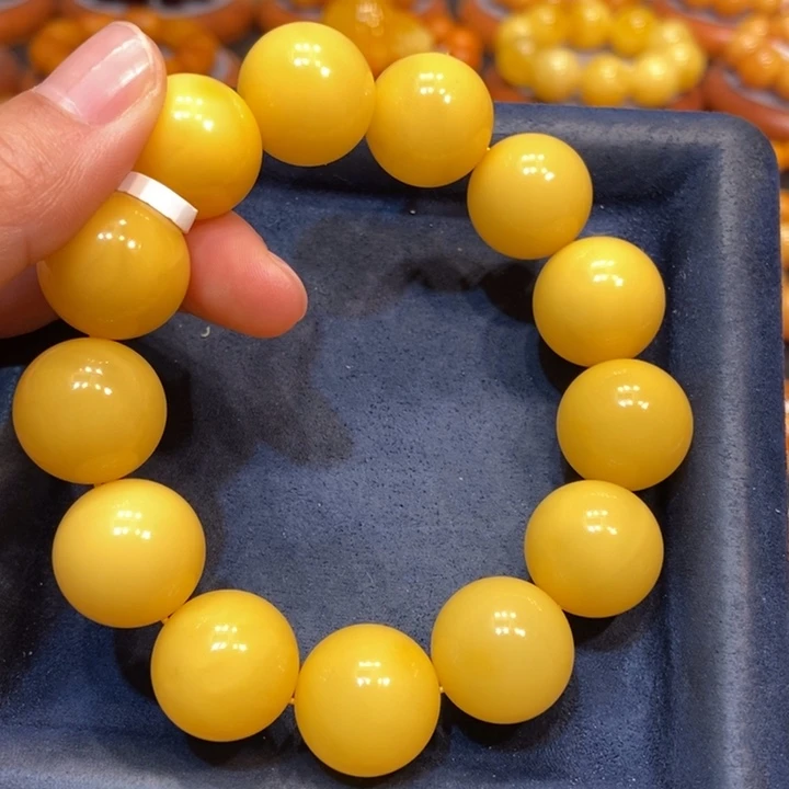 琥珀手链未镶嵌蜜蜡