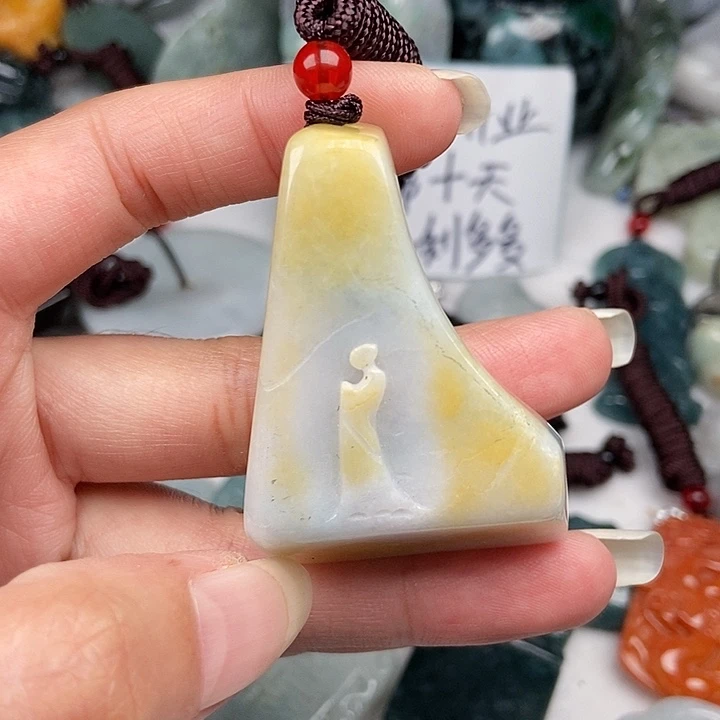 未镶嵌挂件翡翠翡翠