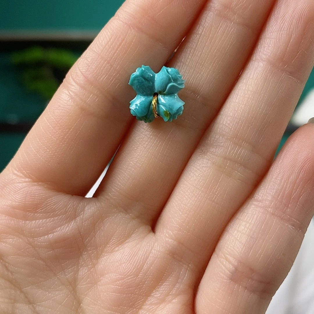 未镶嵌绿松石珠宝奇石