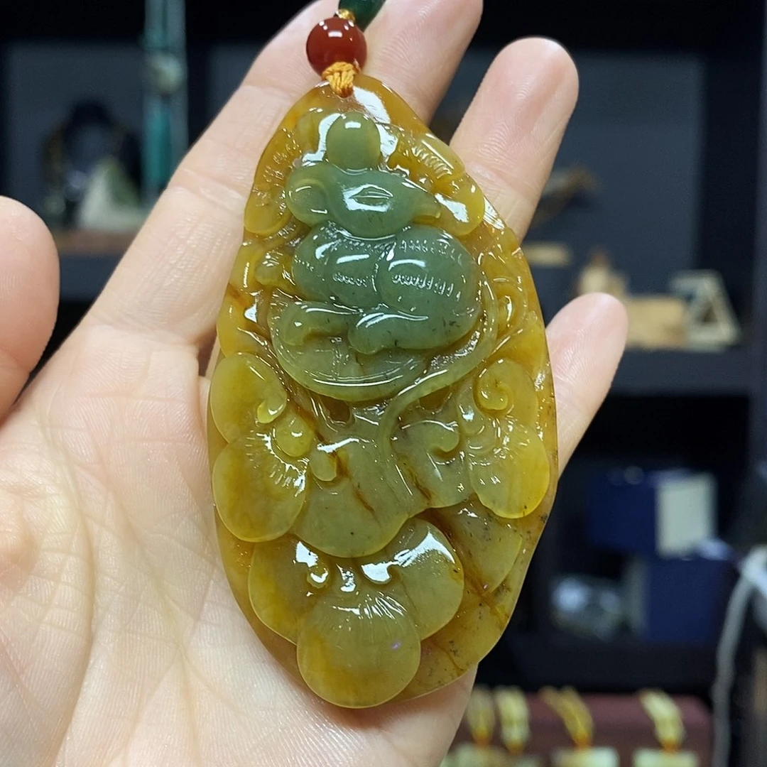岫玉挂件吊坠未镶嵌