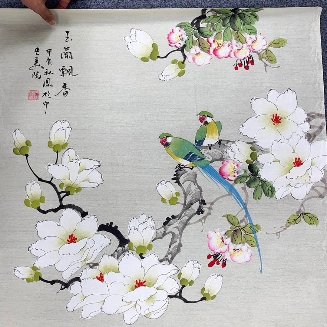 国画宣纸国画纯手绘作品
