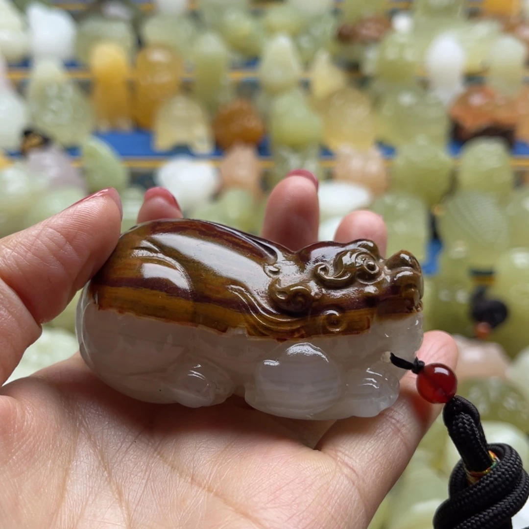 天然雕刻桌面小摆件