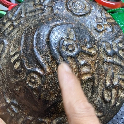 瓷片瓷器紫砂壶摆件