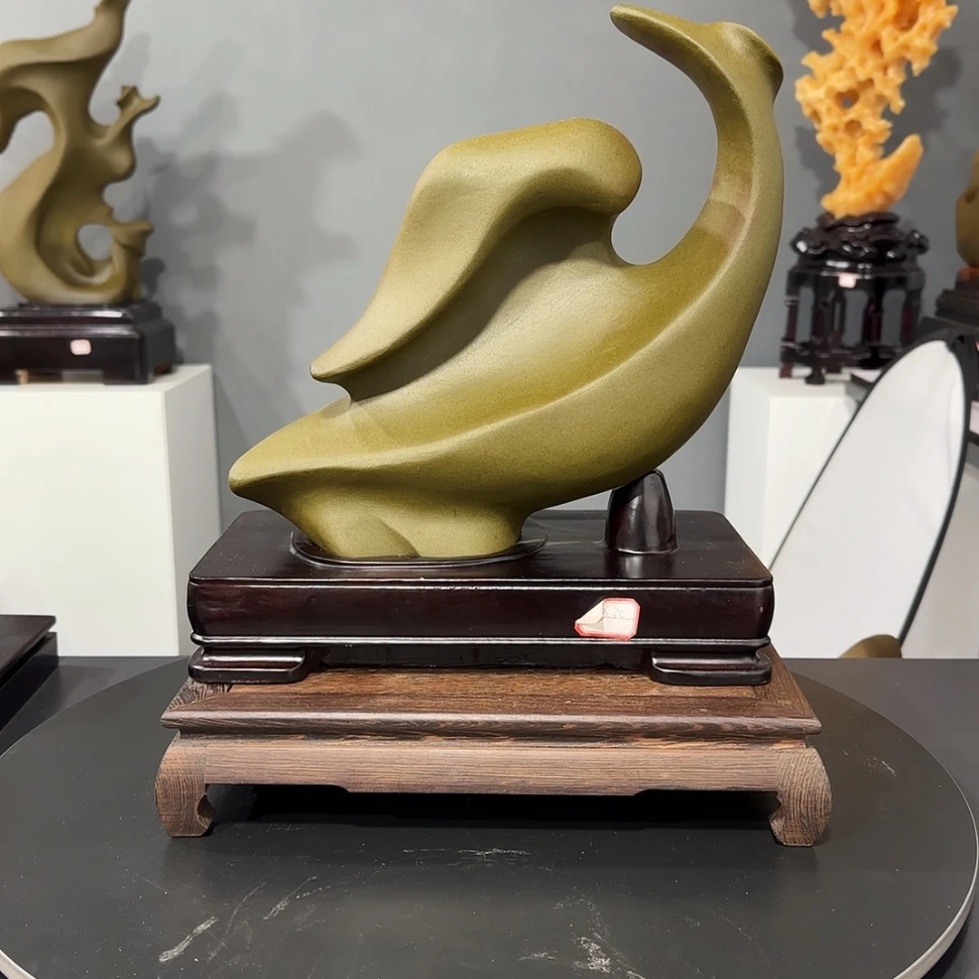 石材摩尔摆件1234