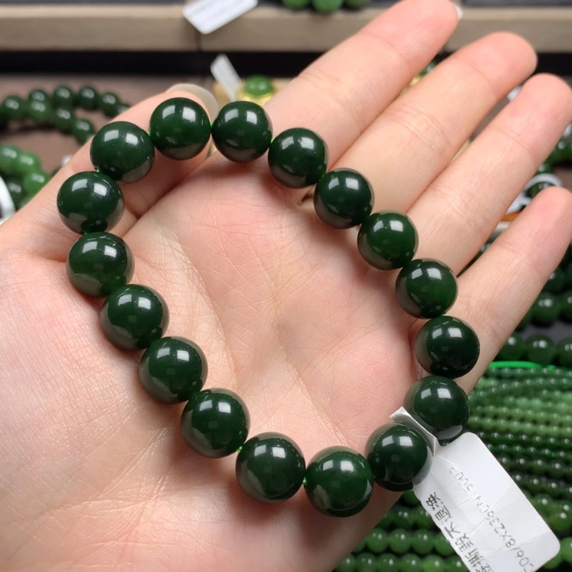 【闪购商品】和田玉（碧玉）手串未镶嵌K****