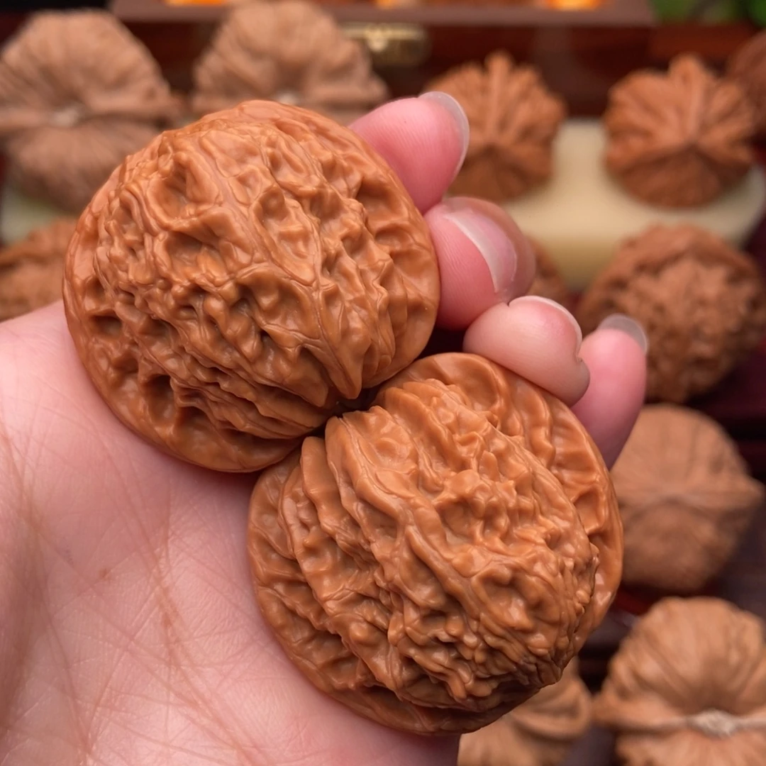 把件文玩核桃精品山地磨盘38