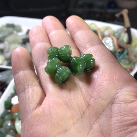手链未镶嵌和田玉（糖玉）琦*麻