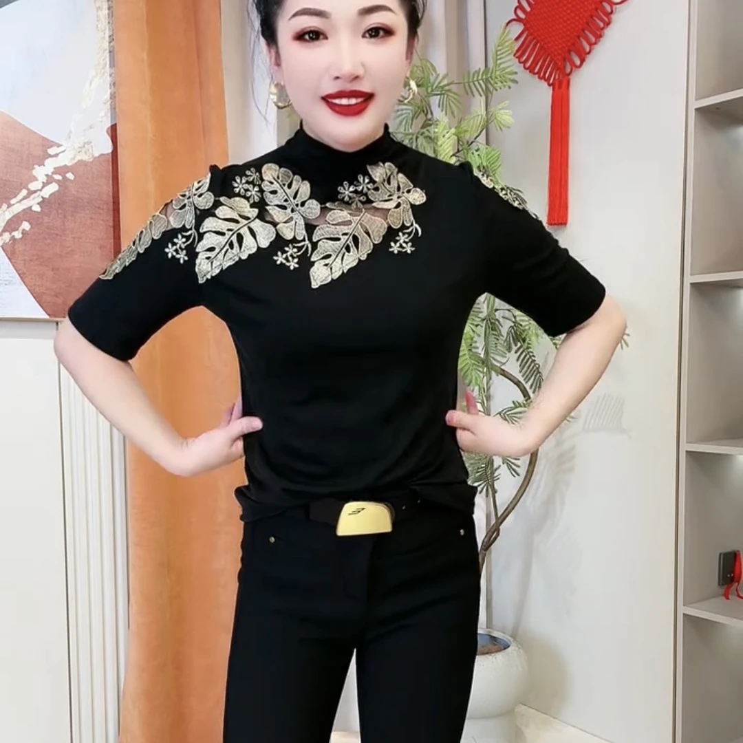 一叶生财半高领套头