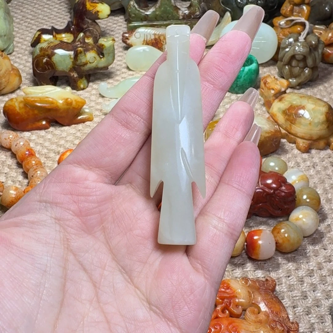 白玉菩提吊坠挂件