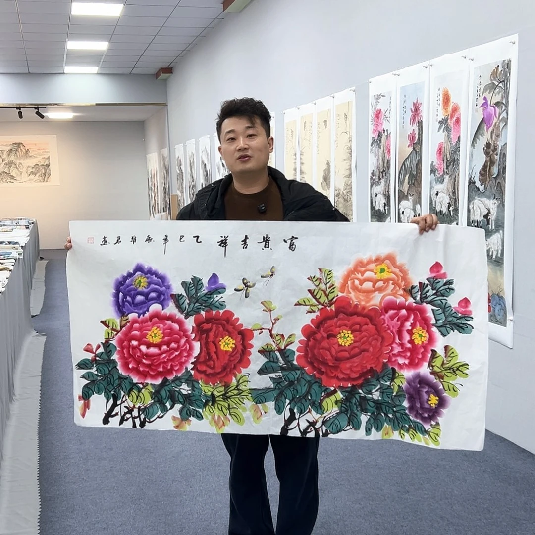 国画国画作品宣纸纯手绘