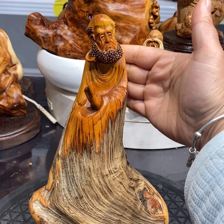 柏木（崖柏）崖柏手把件11111