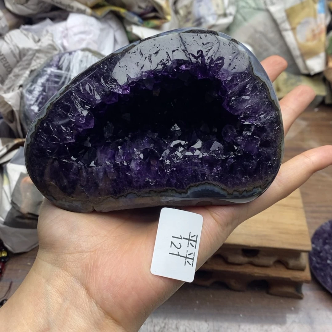 紫晶珠宝半成品未镶嵌