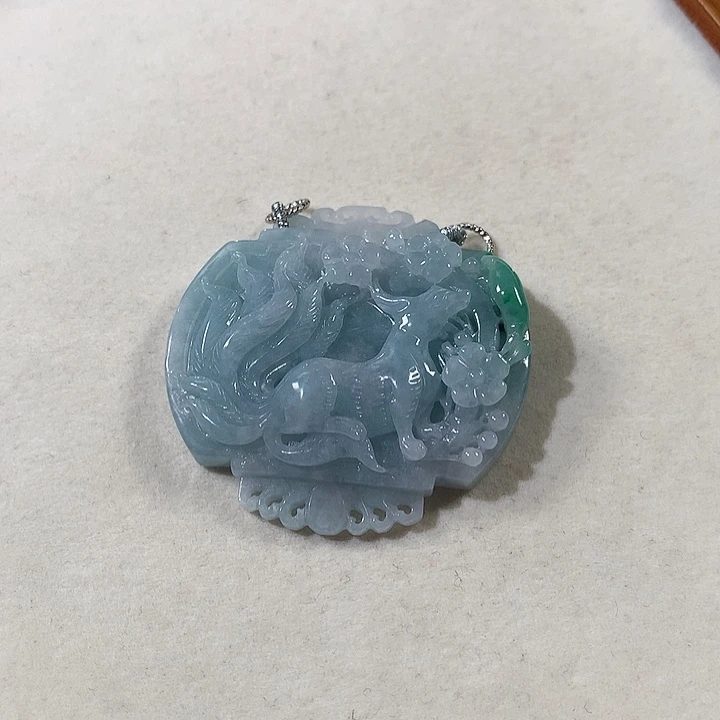翡翠未镶嵌颈饰翡翠吊坠