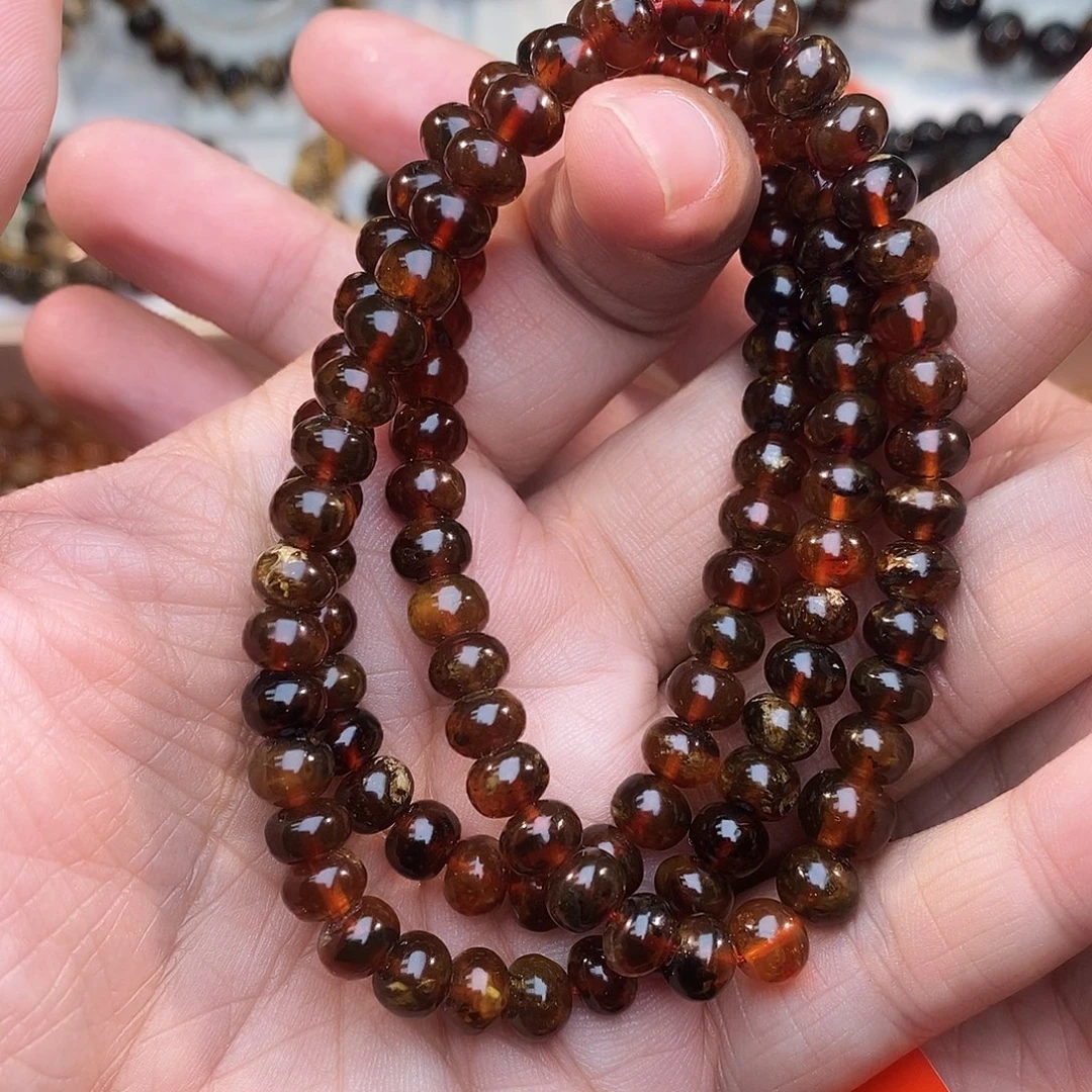 琥珀未镶嵌裸石6血辣